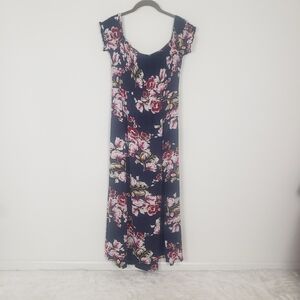 Floral Navy Dress